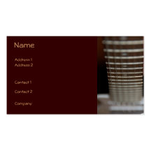 Carte de profil de guitare cartes de visite personnelles
