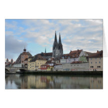 Carte de Ratisbonne, Allemagne