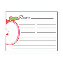 Carte de recette d'Apple Cartes Postales