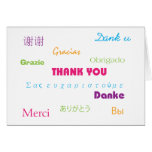 Carte de remerciements