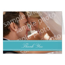 Carte de remerciements fait sur commande de photo 