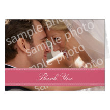Carte de remerciements fait sur commande de photo 