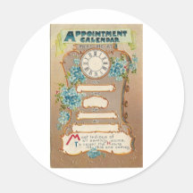 Carte de rendez-vous autocollant