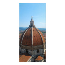 Carte de support de Duomo de Florence Double Cartes Customisées