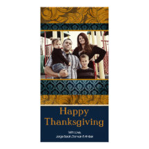 carte de thanksgiving du feuillage 4x8 photocartes