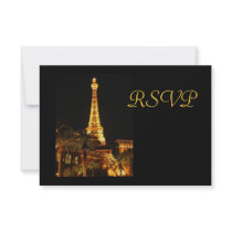 Carte de Tour Eiffel RSVP de Las Vegas