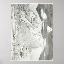 Carte de traînée de la montagne 1949 d'épine