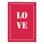 Carte de Valentine d'amour