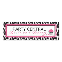 Carte de visite chic de boutique