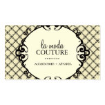 Carte de visite chic de concepteur