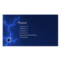 carte de visite chic v3 de fractale de geek