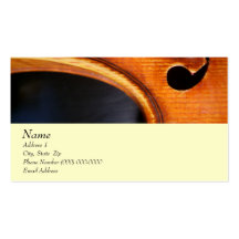 Carte de visite d'alto de violon pour le site de v