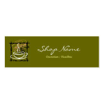 Carte de visite de café-restaurant