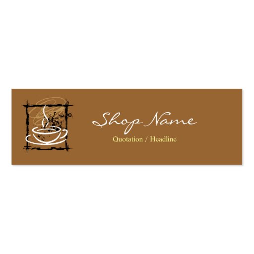 Carte de visite de café-restaurant
