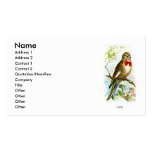 Carte de visite de linotte