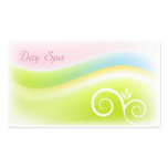 Carte de visite de luxe de spa