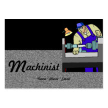 Carte de visite de machiniste