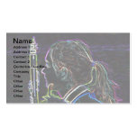 Carte de visite de marche I de Clarinetist