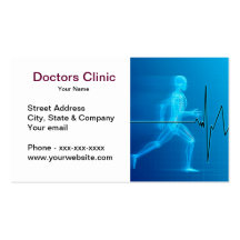 Carte de visite de médecins Clinic