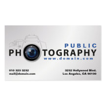 Carte de visite de photographie