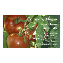 Carte de visite de tomates