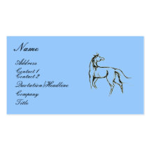 Carte de visite d'illustration de cheval