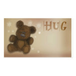 Carte de visite d'ours de nounours