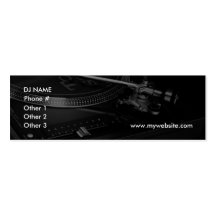 Carte de visite du DJ