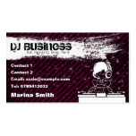 Carte de visite du DJ [femelle] - personnalisable