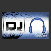Carte de visite du DJ - personnalisable cartes de visite