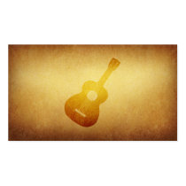Carte de visite empaqueté de musicien de guitare d cartes de visite