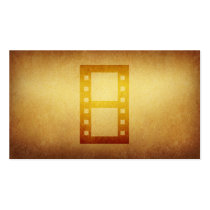 Carte de visite empaqueté de photographe de film d cartes de visite