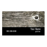 carte de visite en bois de texture