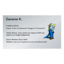 Carte de visite en ligne de magasin de Chibi Kuzou