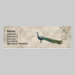 Carte de visite/étiquette vintages blancs peints d cartes de visite