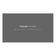 Carte de visite gris minimal