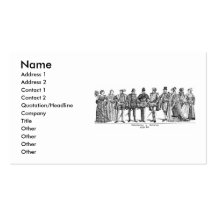 Carte de visite historique de costumes