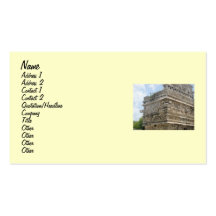 Carte de visite maya de ruine