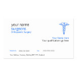 Carte de visite médical - bilatéral simple