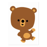 Carte de visite mignon d'ours de "bon Vibe" de ban cartes de visite