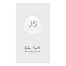 Carte de visite minimal élégant d'avocat