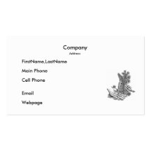 Carte de visite/plante un arbre