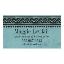 Carte de visite professionnel bleu de rendez-vous 