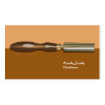 Carte de visite Roughing de Woodturning Brown de g