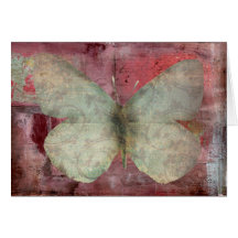 carte de voeux abstraite de papillon
