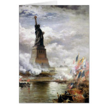 Carte de voeux avec la peinture d'Edouard Moran