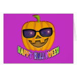 Carte de voeux, carte de note - Halloween Jack O L