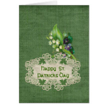 Carte de voeux de jour de St Paticks