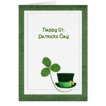 Carte de voeux de jour de St Paticks