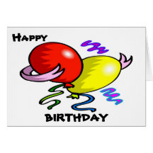 Carte de voeux de joyeux anniversaire